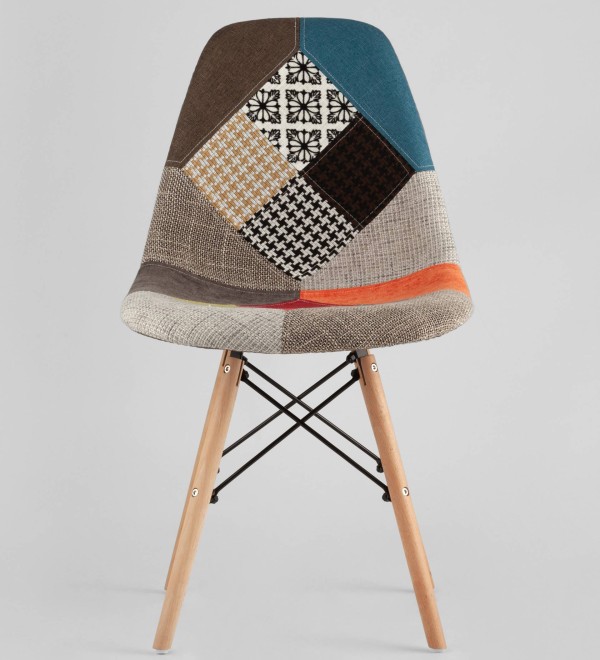 Стул Eames DSW пэчворк