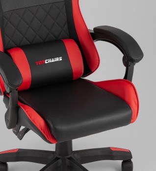 Кресло спортивное TopChairs MG-7043 черно-красный