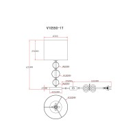 Лампа настольная Moderli V10550-1T Brulee