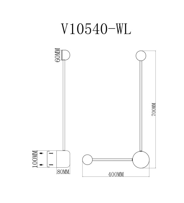 Светильник настенный светодиодный Moderli V10540-WL Provo