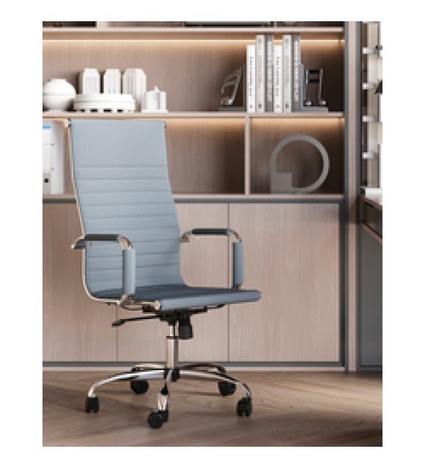 Кресло руководителя TopChairs City серый