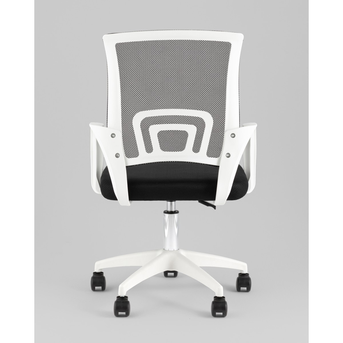 Кресло офисное TopChairs Simple SN черный пластик белый
