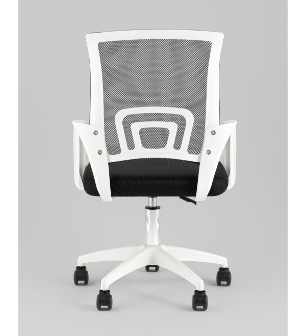 Кресло офисное TopChairs Simple SN черный пластик белый