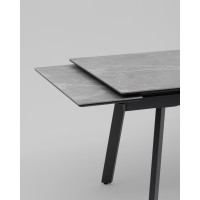 Стол Тайл 140-200/85/75 столешница керамика Larka Grey
