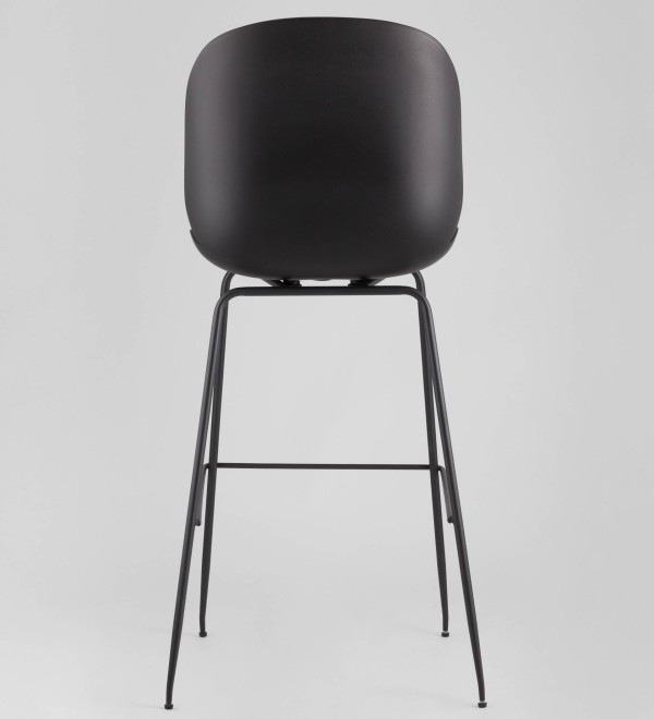 Стул барный Beetle PU со спинкой коричневый