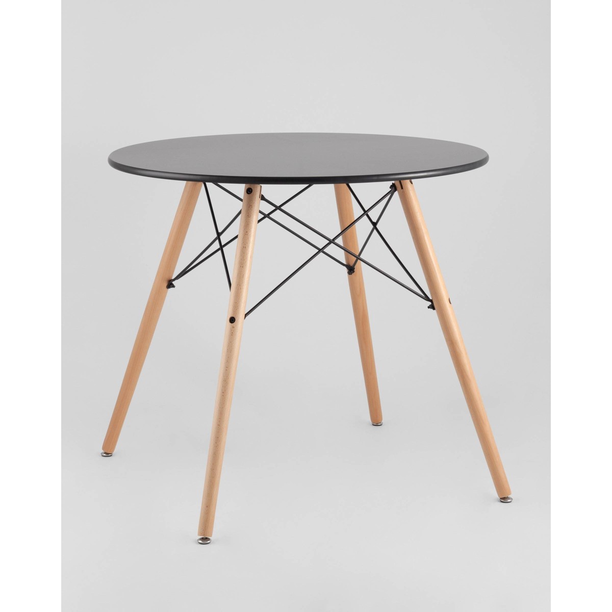 Стол круглый EAMES DSW NEW D=80 черный