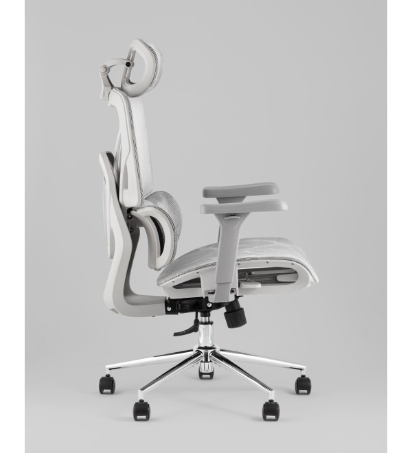 Кресло офисное TopChairs Structo серая сетка
