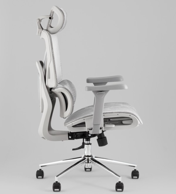 Кресло офисное TopChairs Structo серая сетка