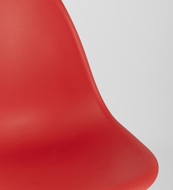 Стул Eames Style DSW красный (разборный каркас)