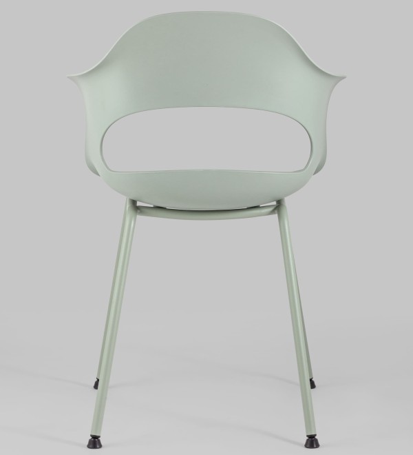 Стул Lady пластик серо-зеленый
