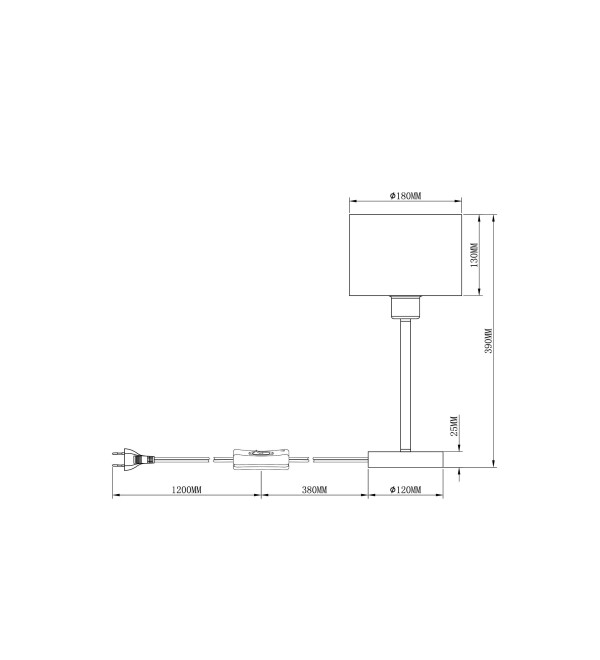 Настольная лампа Moderli V2732-1T Room
