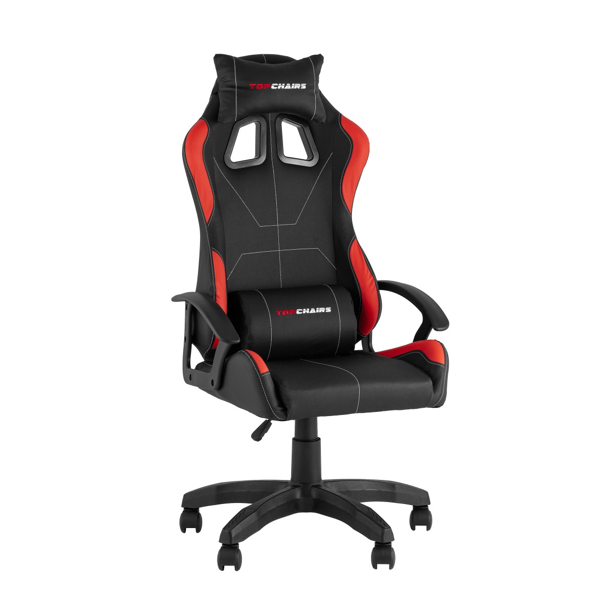 Кресло спортивное TopChairs Wyvern черно-красный