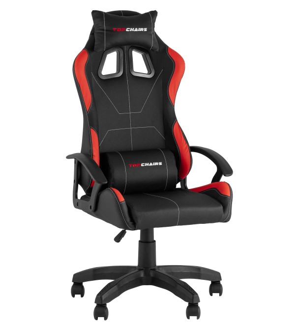 Кресло спортивное TopChairs Wyvern черно-красный