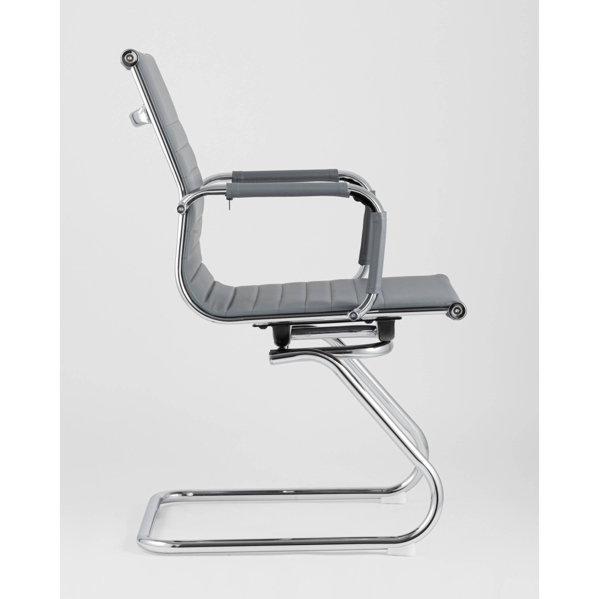Кресло для посетителей TopChairs Visit серое 2 шт.