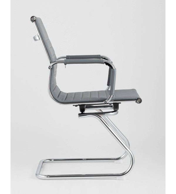 Кресло для посетителей TopChairs Visit серое 2 шт.