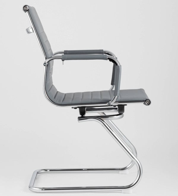 Кресло для посетителей TopChairs Visit серое 2 шт.