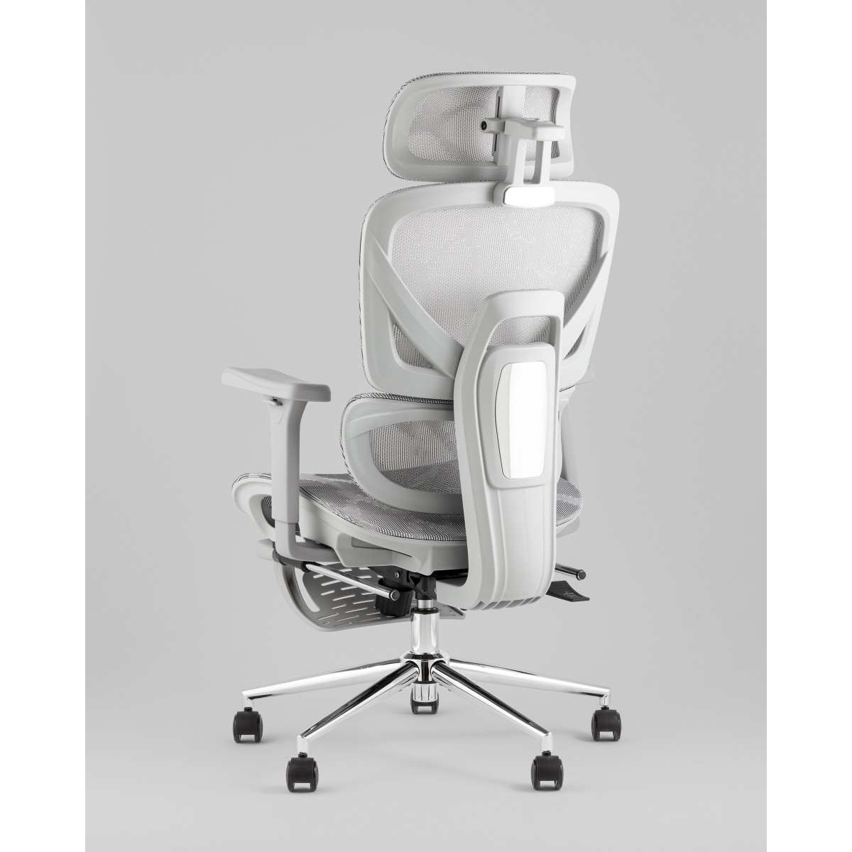 Кресло офисное TopChairs Vertus серая сетка