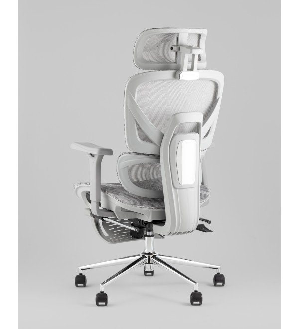 Кресло офисное TopChairs Vertus серая сетка