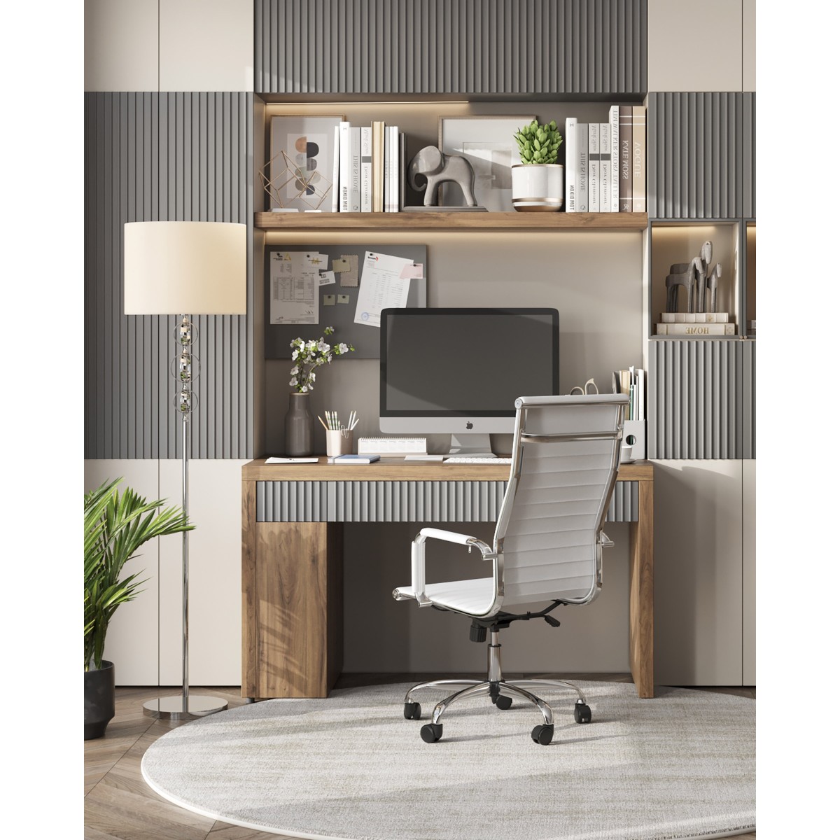 Кресло руководителя TopChairs City белое