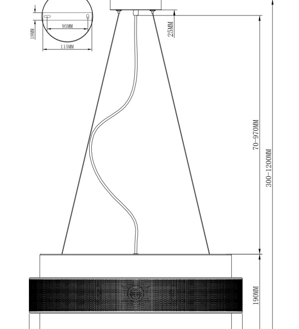 Люстра подвесная Moderli V10486-6P Gela