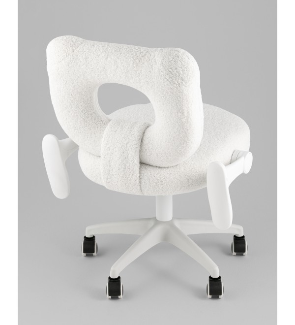 Кресло детское TopChairs 2590 белый тедди