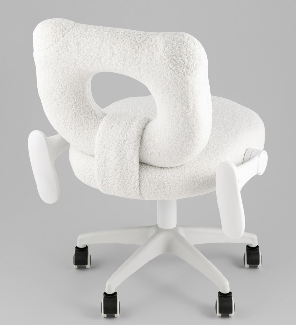 Кресло детское TopChairs 2590 белый тедди