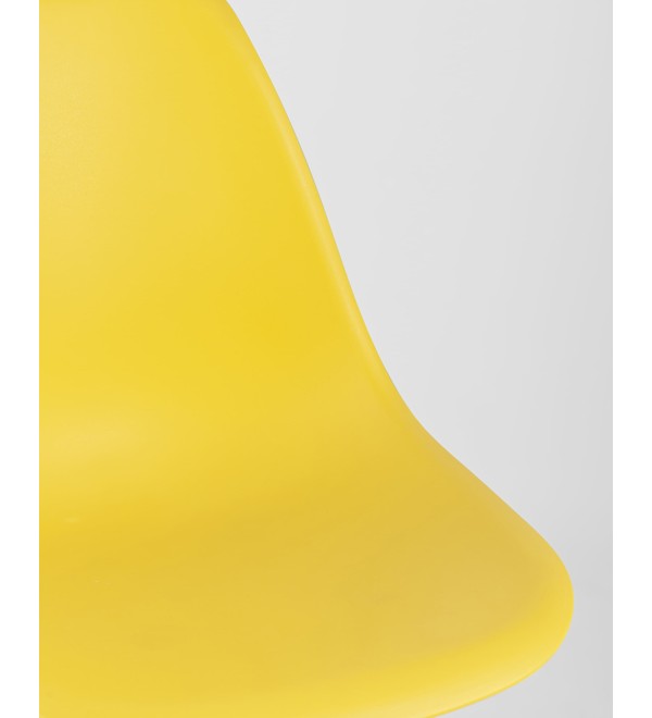 Стул Eames Style DSW желтый x4 (разборный каркас)