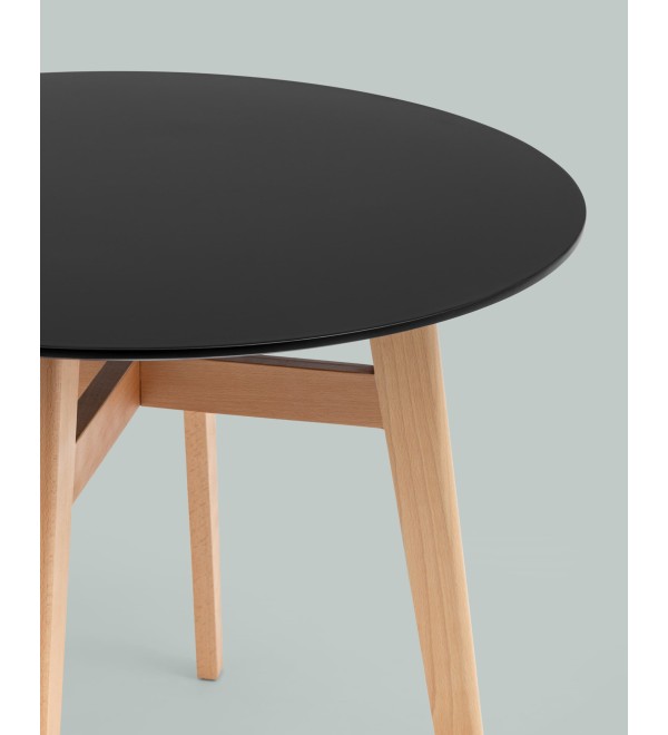 Стол обеденный Target Circle 90*90 черный
