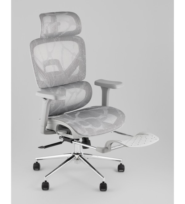 Кресло офисное TopChairs Vertus серая сетка