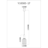 Светильник подвесной Moderli V10505-1P Boise