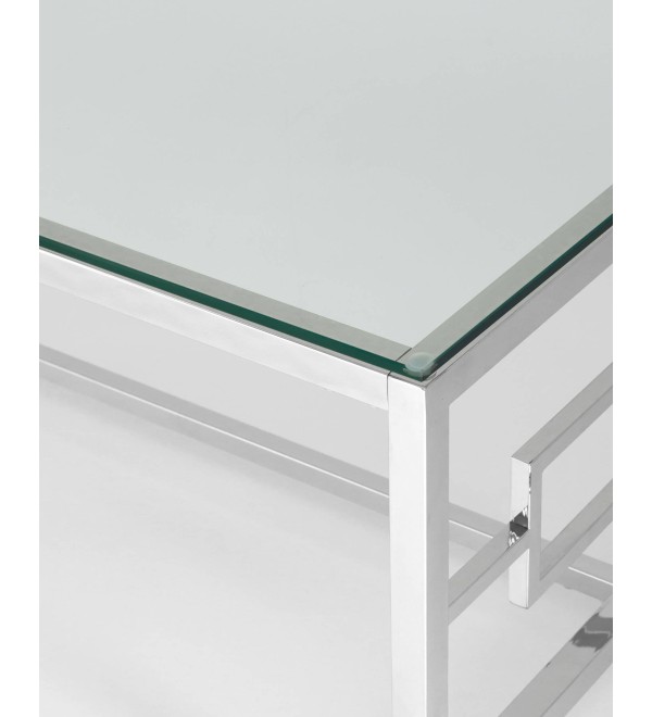 Журнальный стол 120*60 БРУКЛИН серебро
