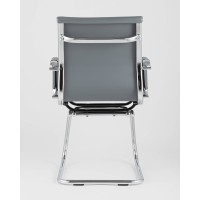 Кресло для посетителей TopChairs Visit серое 2 шт.