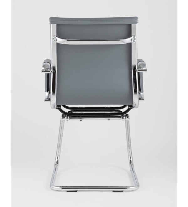 Кресло для посетителей TopChairs Visit серое 2 шт.
