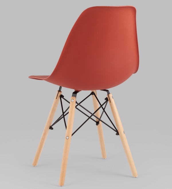 Стул Eames Style DSW терракотовый x4 (разборный каркас)