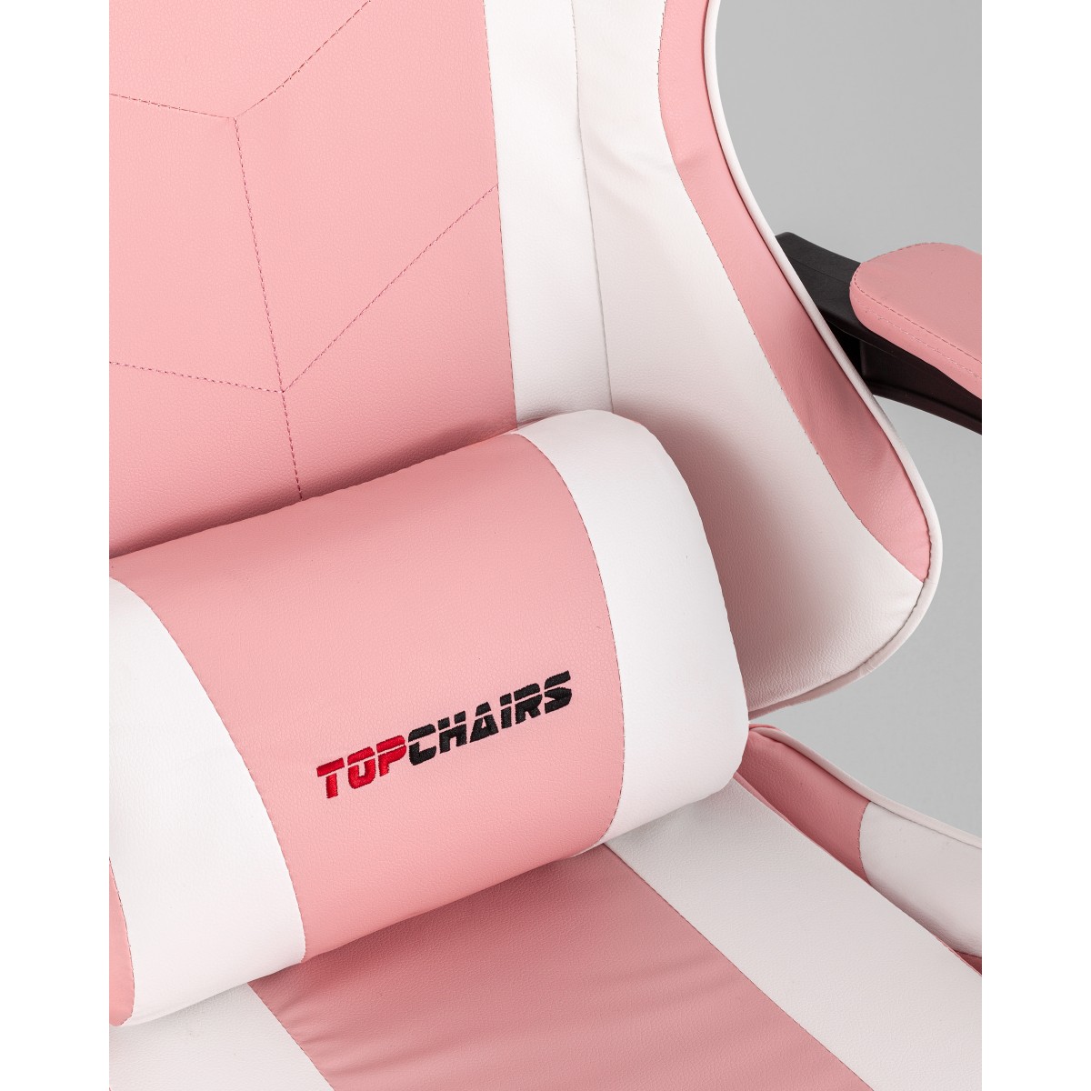 Кресло спортивное TopChairs MG-7035 розово-белый