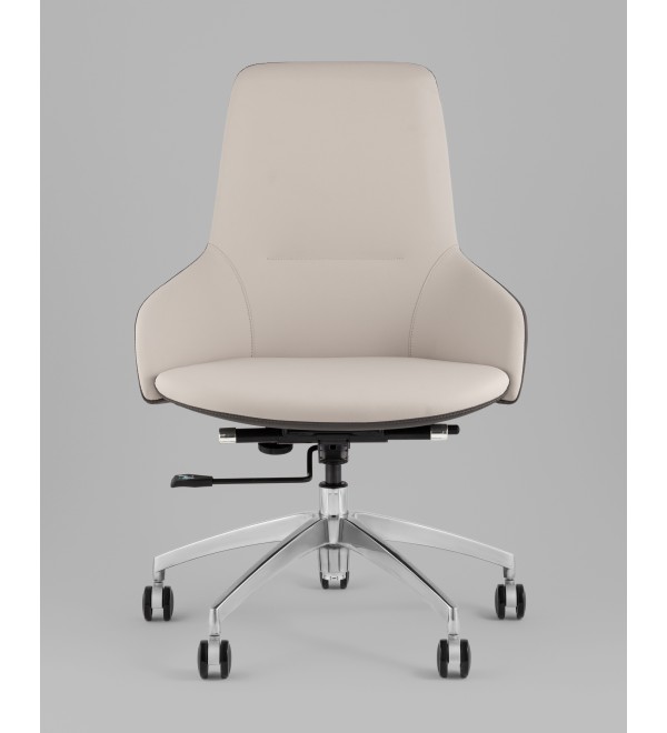 Кресло офисное TopChairs Soulo светло-серый, серый
