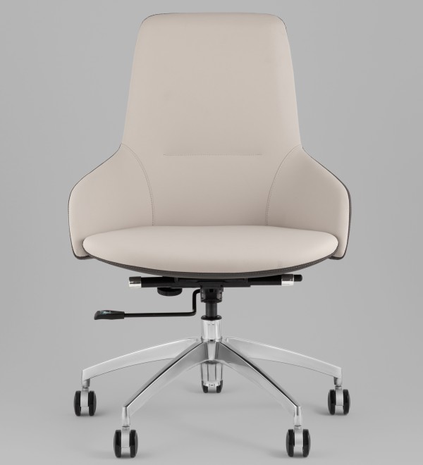 Кресло офисное TopChairs Soulo светло-серый, серый