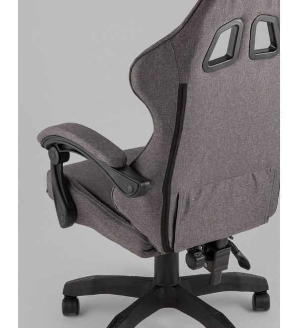Кресло спортивное TopChairs MG-7036 ткань серый