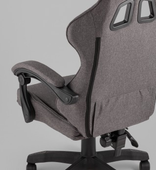 Кресло спортивное TopChairs MG-7036 ткань серый