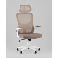 Кресло офисное TopChairs Airone бежевый ткань