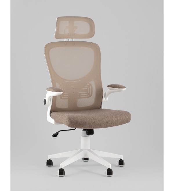 Кресло офисное TopChairs Airone бежевый ткань