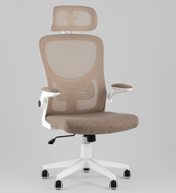 Кресло офисное TopChairs Airone бежевый ткань