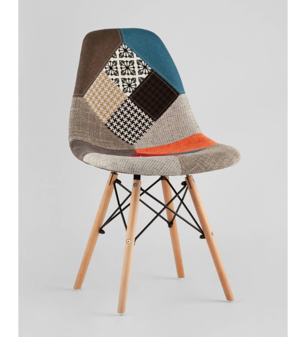 Стул Eames DSW пэчворк