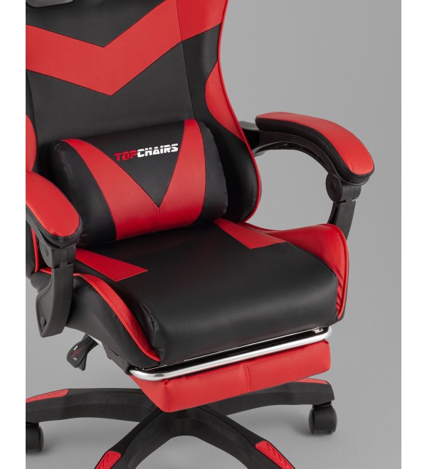 Кресло спортивное TopChairs MG-7019 черно-красный