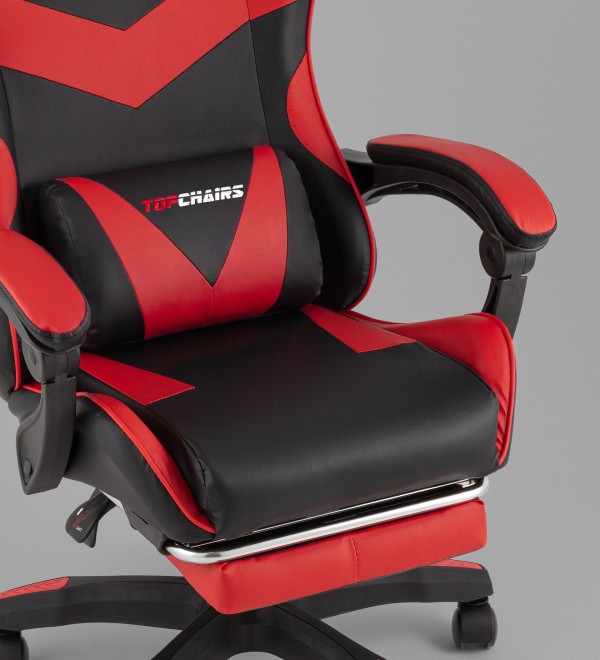 Кресло спортивное TopChairs MG-7019 черно-красный