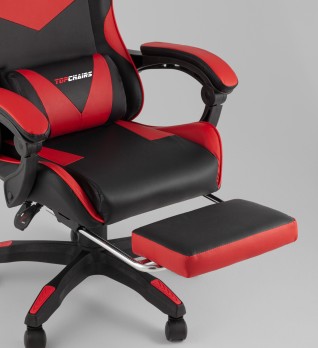 Кресло спортивное TopChairs MG-7019 черно-красный