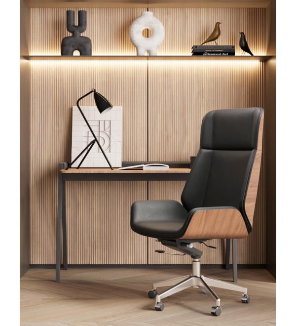 Кресло руководителя TopChairs Crown SN черный