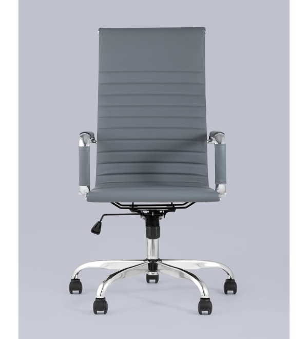 Кресло руководителя TopChairs City серый