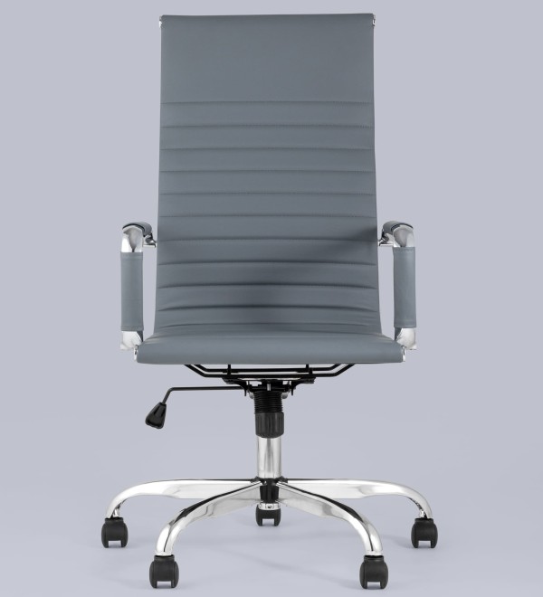 Кресло руководителя TopChairs City серый
