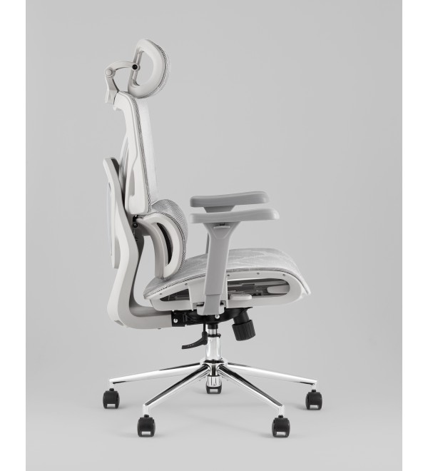 Кресло офисное TopChairs Structo серая сетка